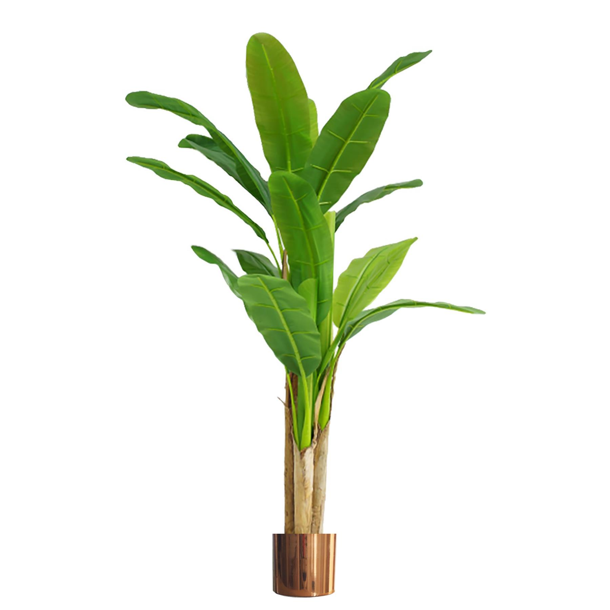 180cm Artificial Banana Tree Tropical Plant with Metal Planter