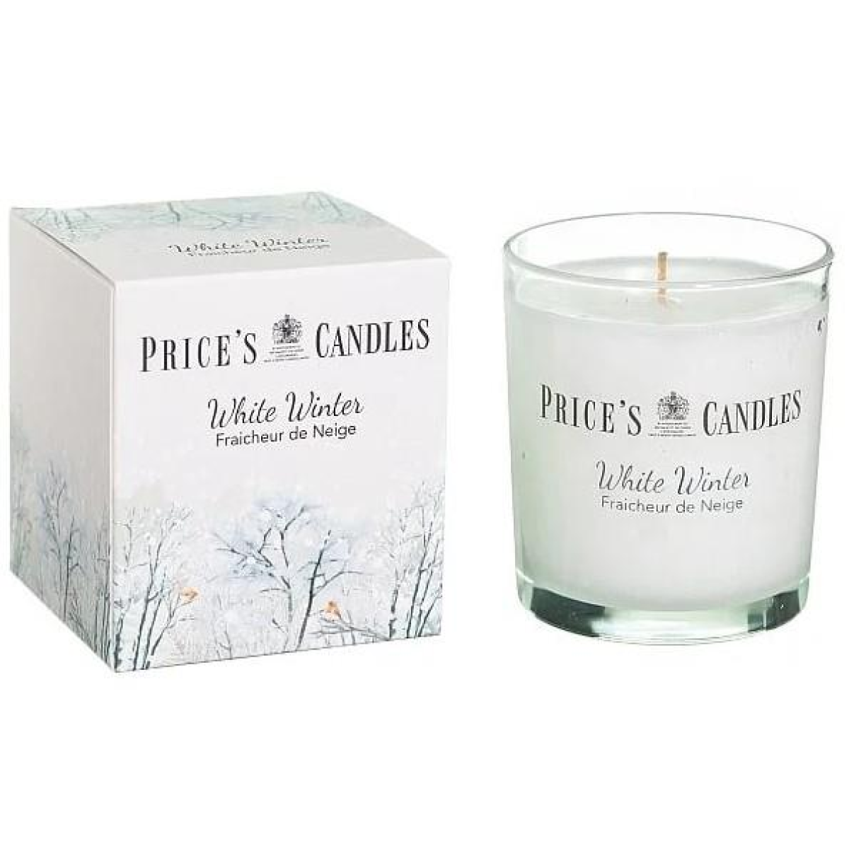 Price's Small Jar Candle 170g White Winter