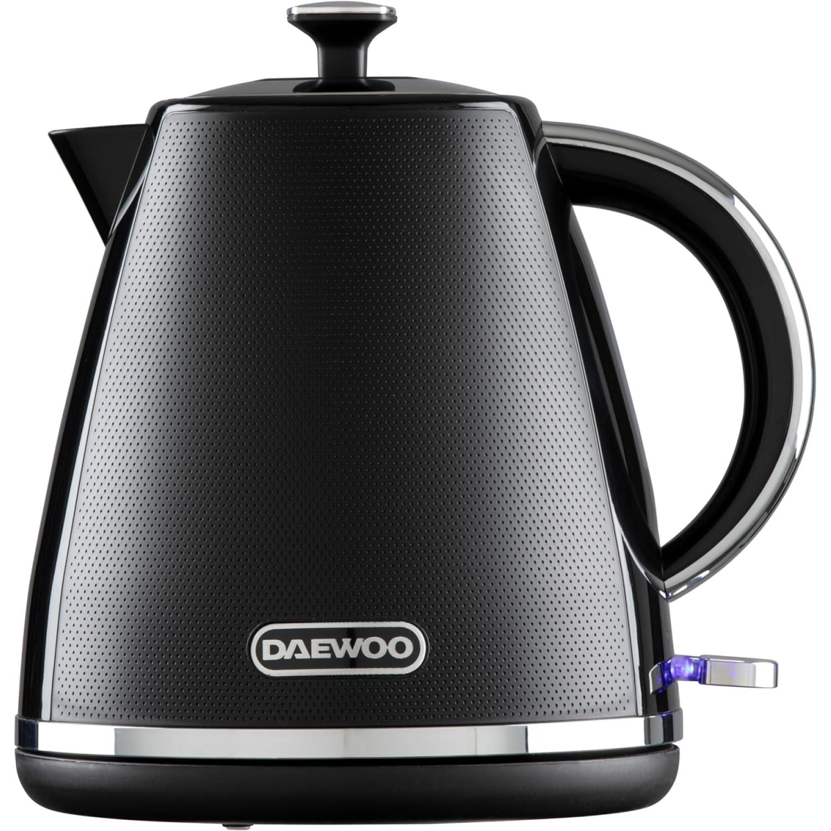 Daewoo Stirling 1.7L 3000W Pyramid Electric Kettle Black
