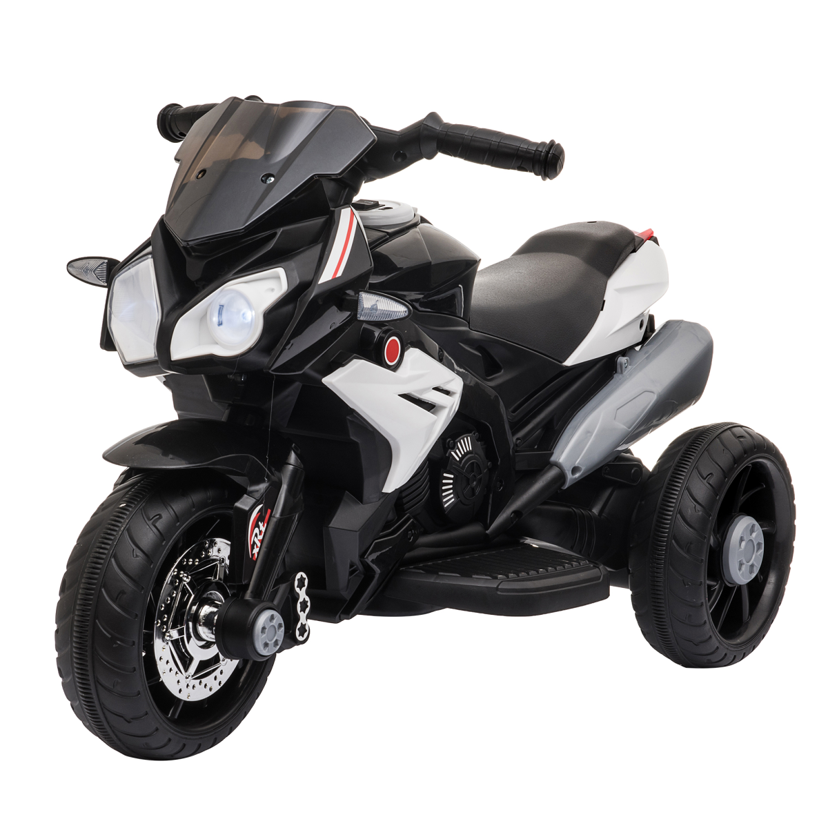 Kids 6V Electric Motorcycle Ride-On Toy with Music, Horn & Lights