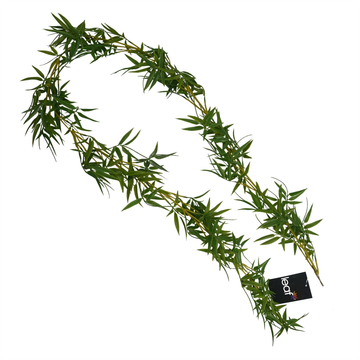 Leaf 180cm Artificial Bamboo Hanging Garland with Wired Stems