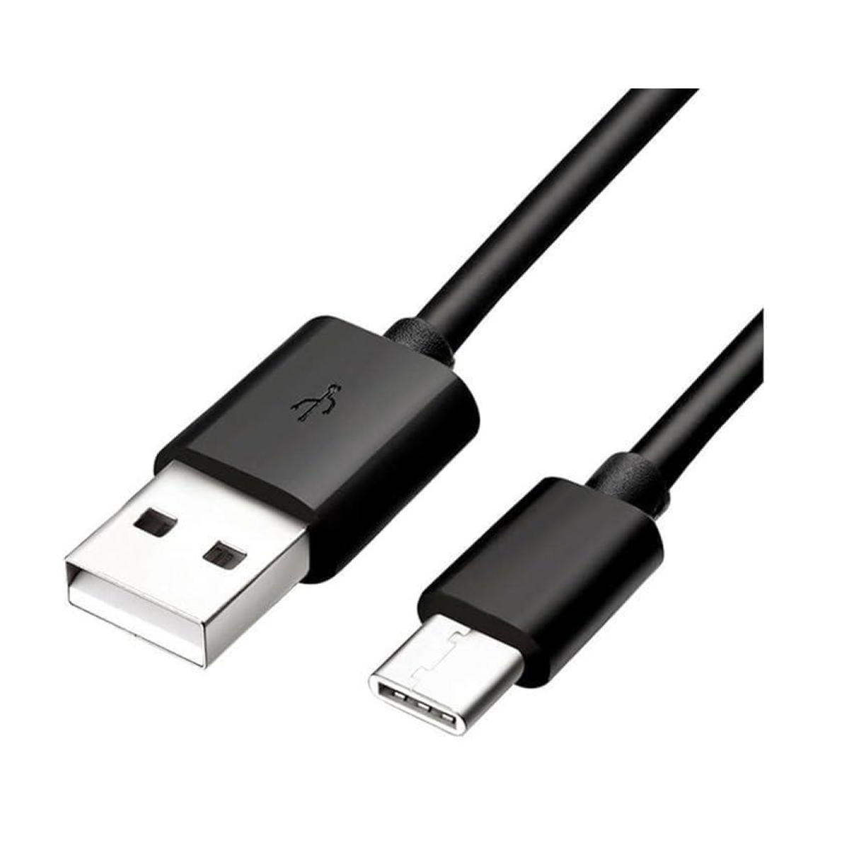 Woox USB to Type C PVC Data Cable, 18W, 3.3ft, Black