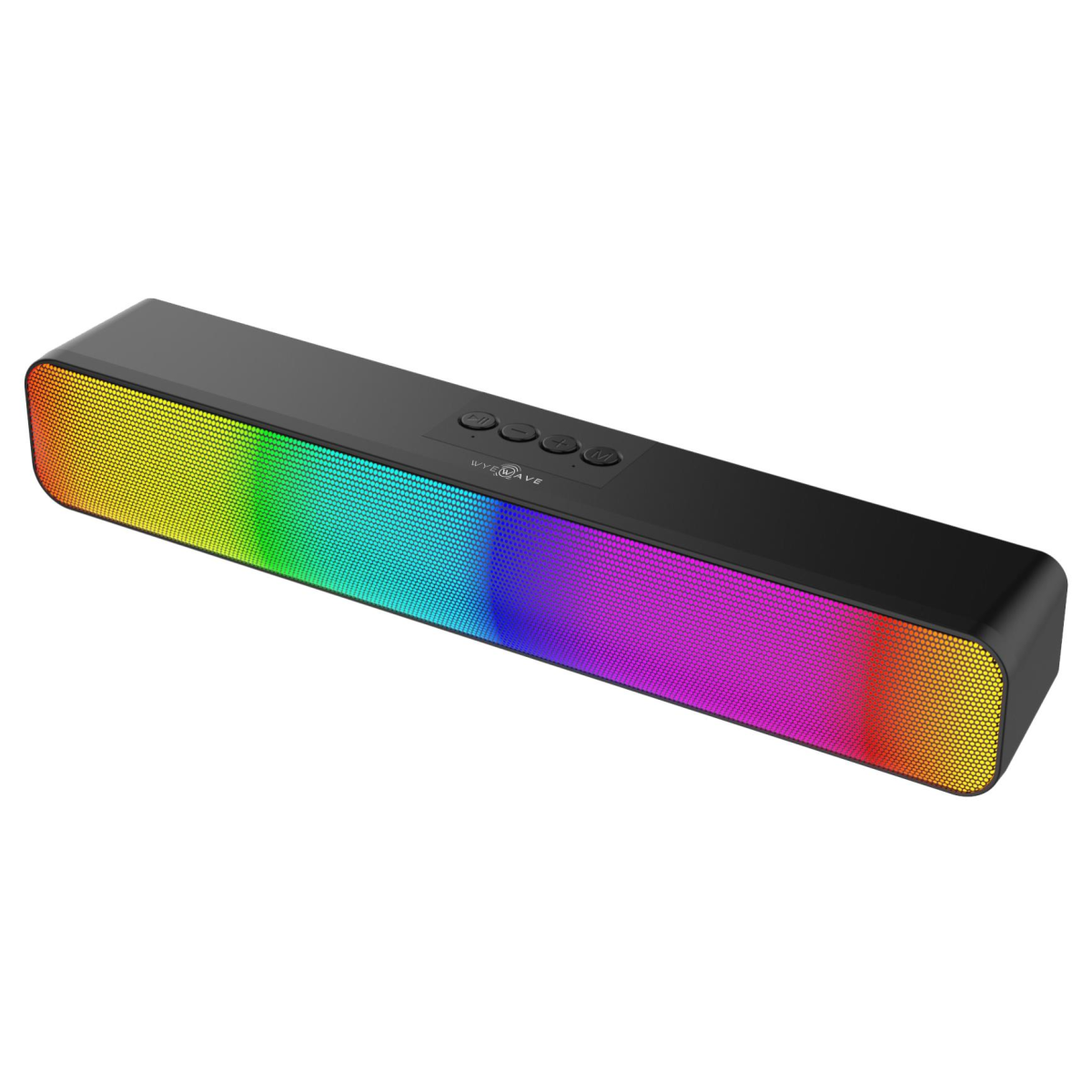 WYEWAVE Portable Wireless Speaker with RGB Lighting, Deep Bass, Hands-Free Calling
