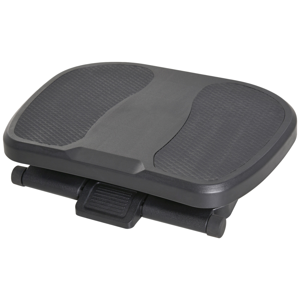Adjustable Under-Desk Footrest with Height & Tilt, Anti-Slip Top