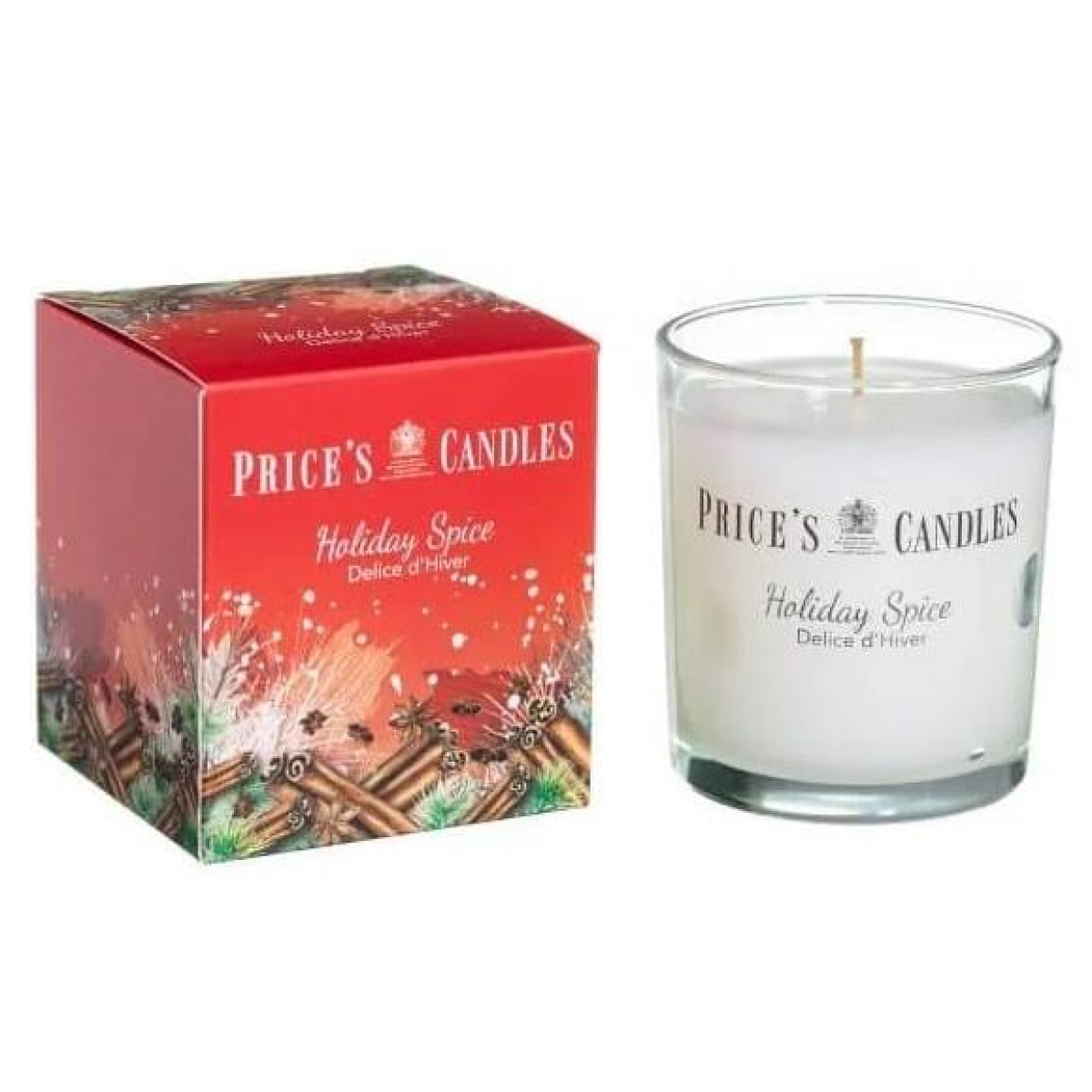 Price's Holiday Spice Small Jar Candle 170g
