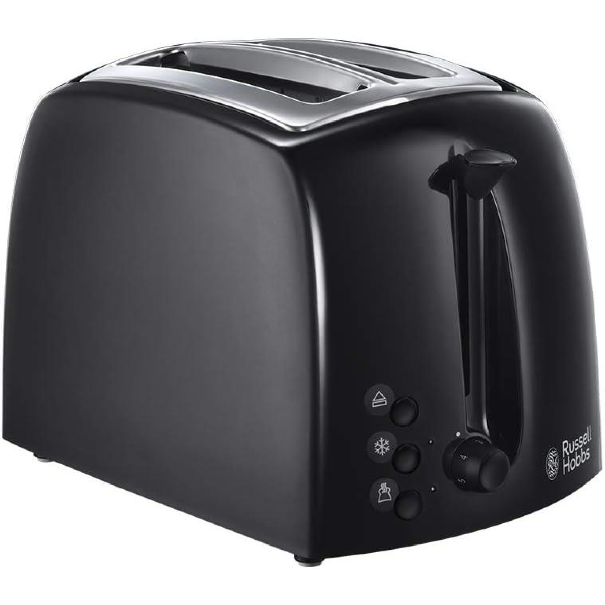 Russell Hobbs Textures 2-Slice Toaster 850 W, Black 21641