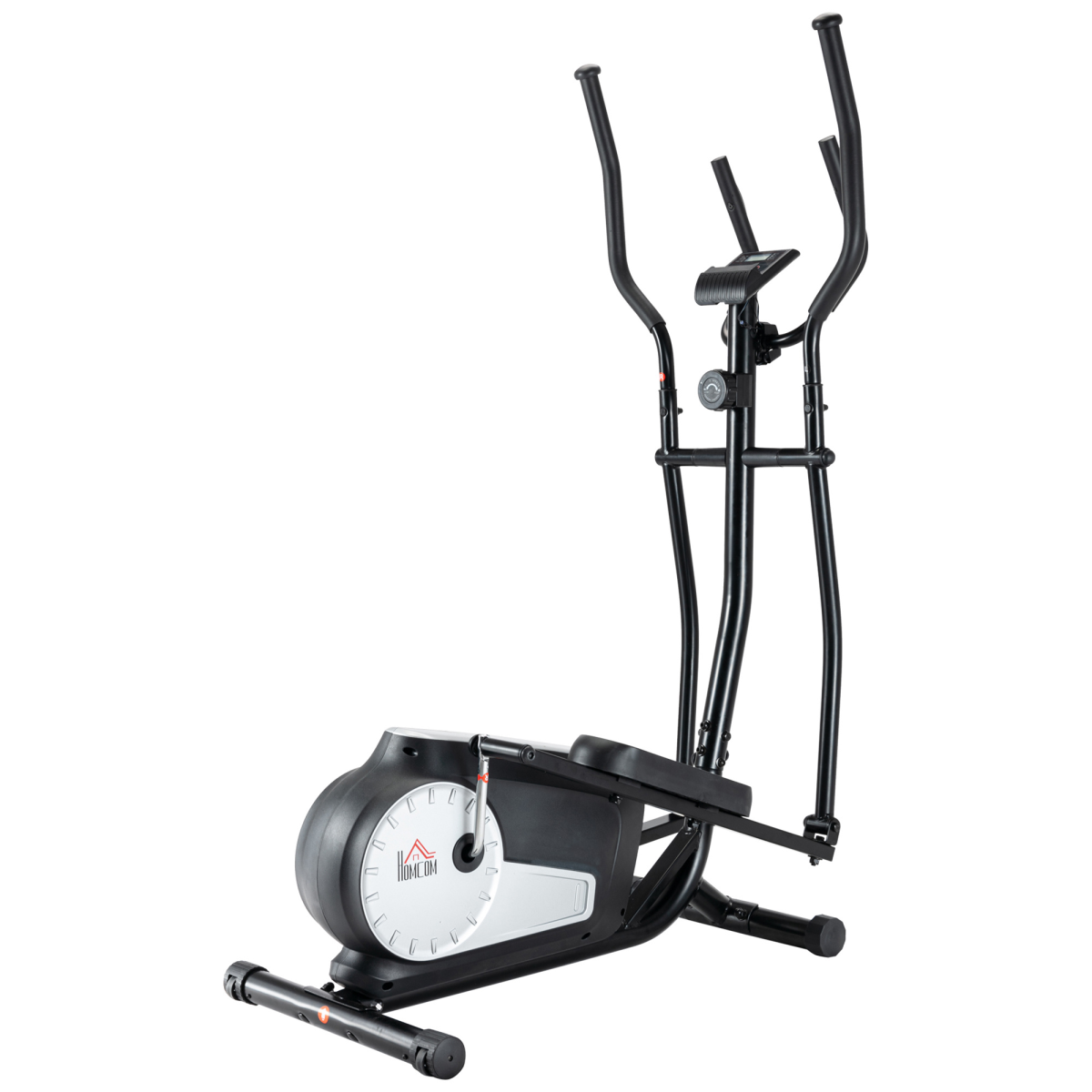 HOMCOM Elliptical Cross Trainer with 8 Resistance Levels, LCD Monitor