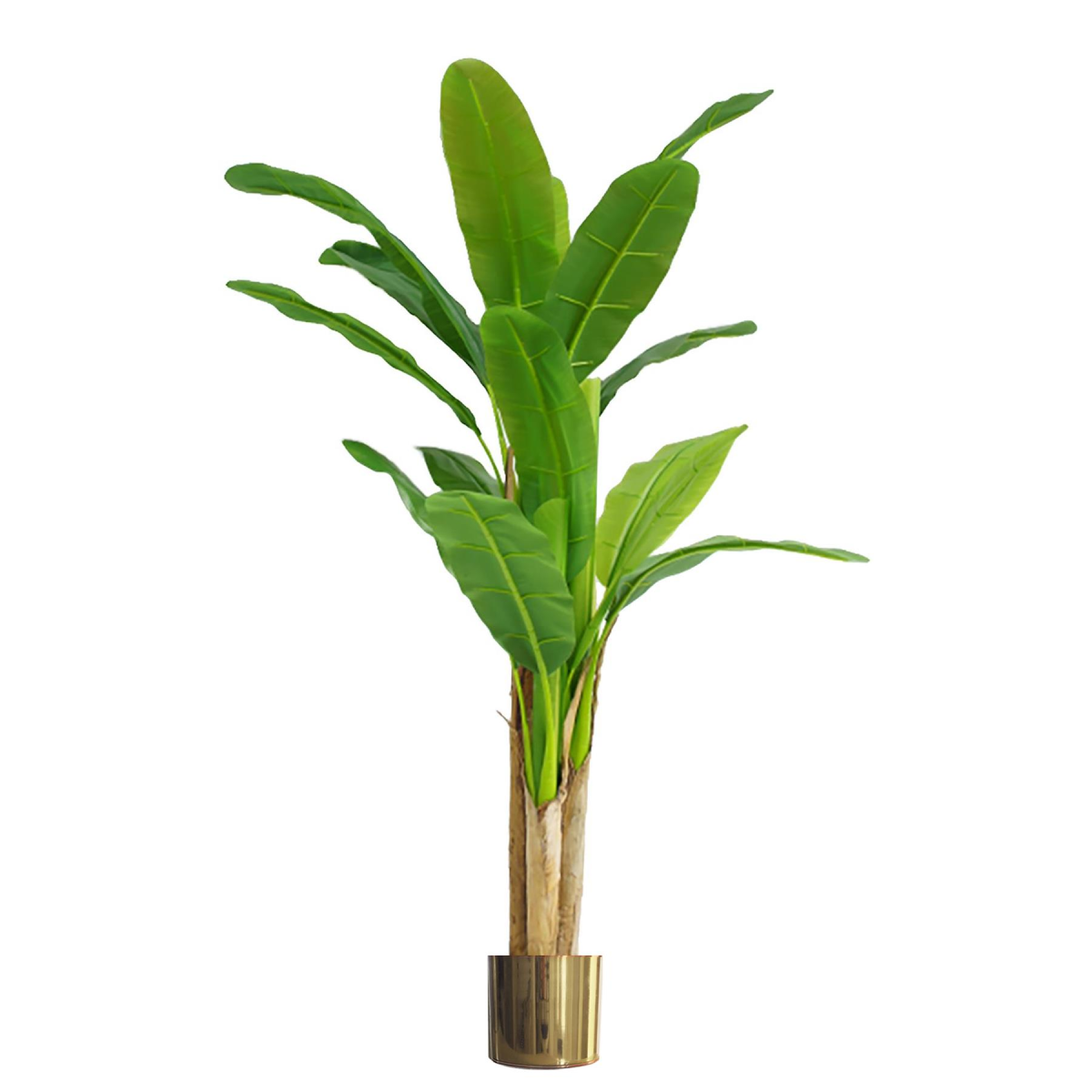 180cm Artificial Banana Tree Tropical Plant with Metal Planter
