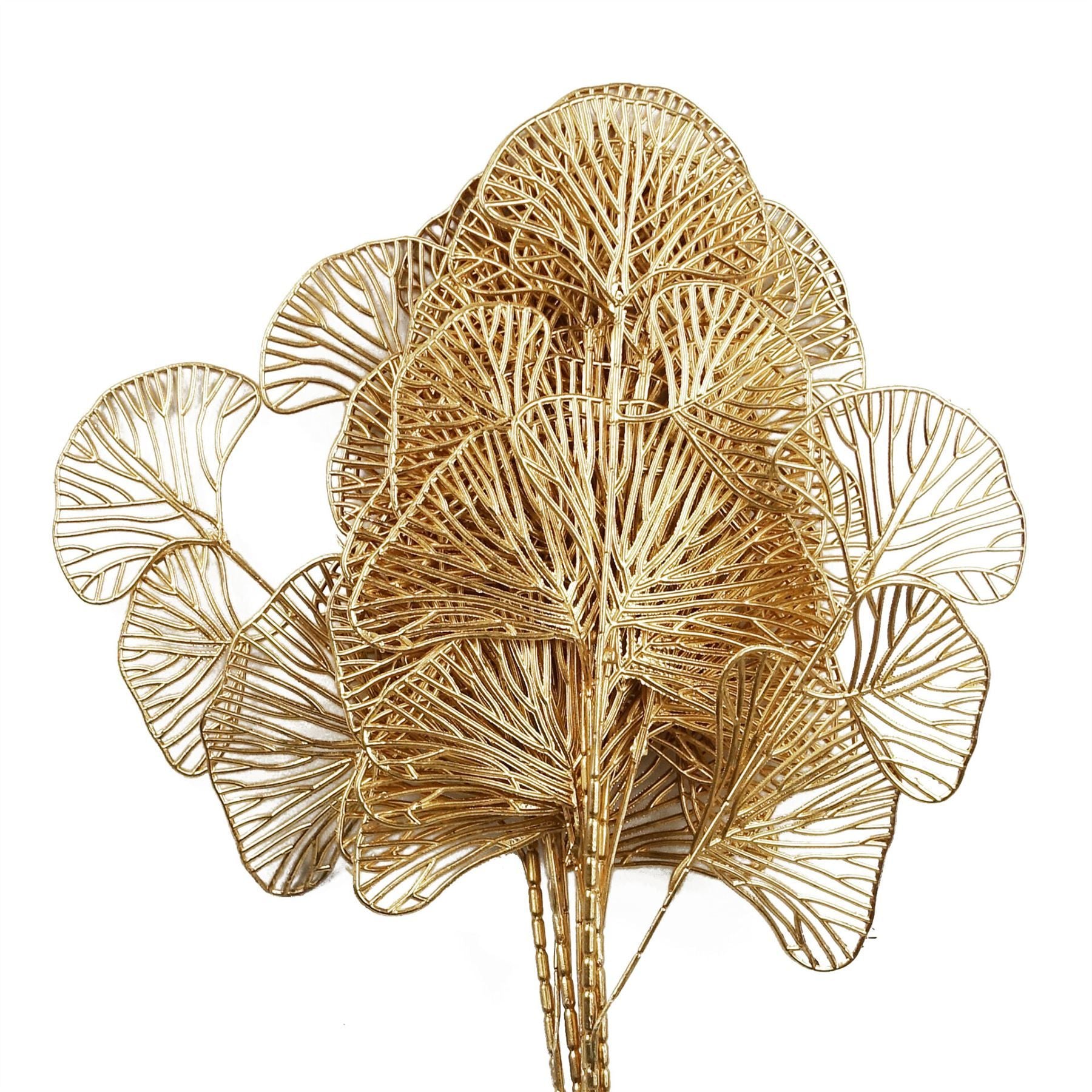 Pack of 6 65cm Golden Leaves Floral Arrangement Decorations