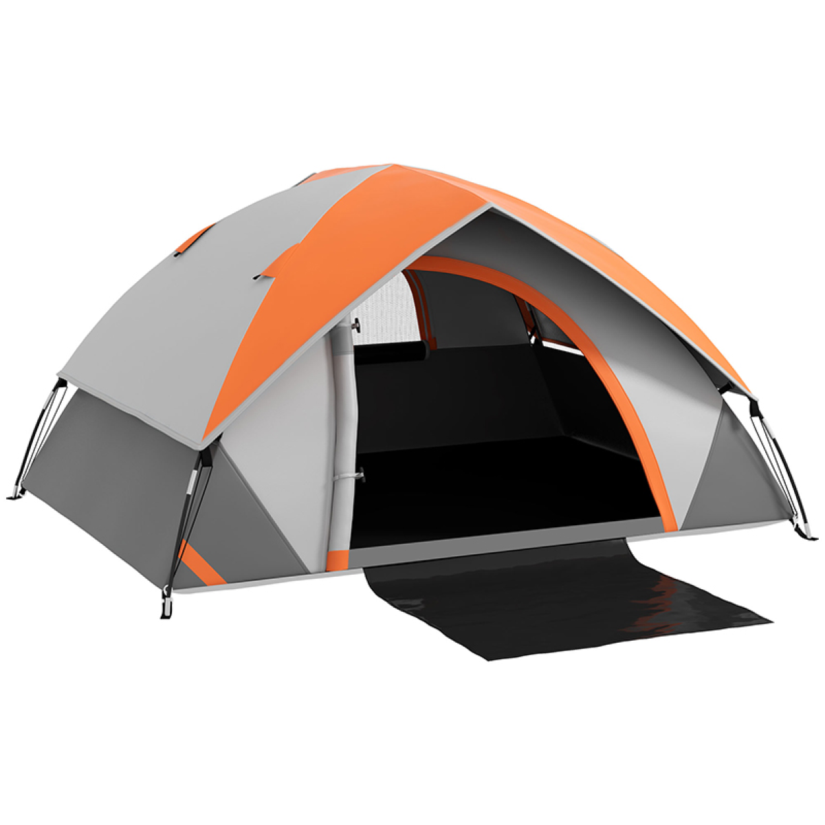 Outsunny 2-Person Camping Tent, 3000mm Rain Protection