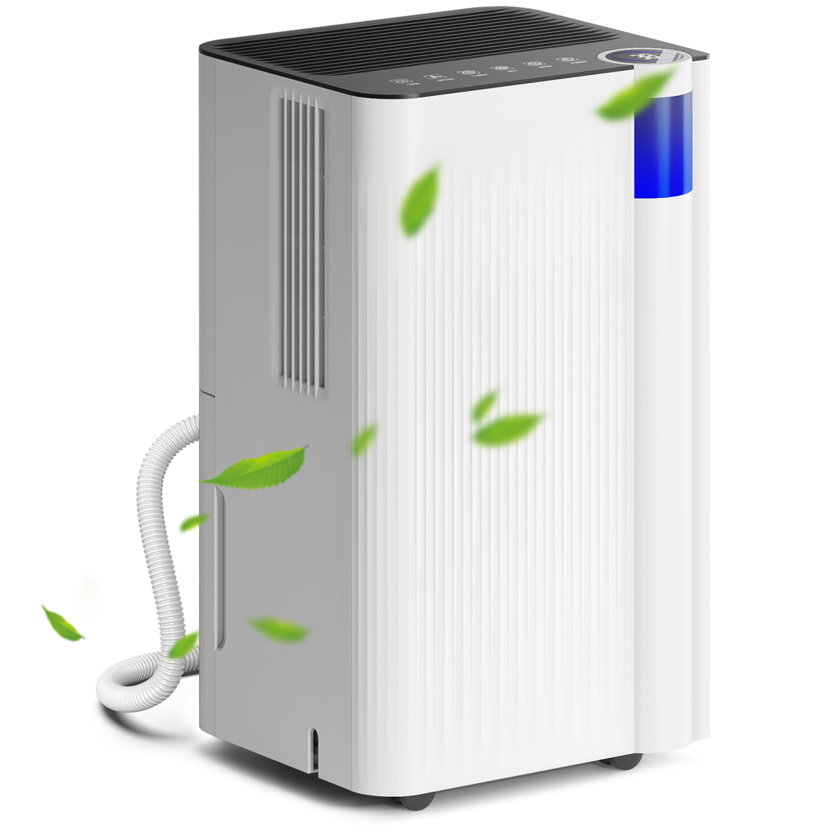 HOMCOM 12L Dehumidifier with Washable Filter, Child Lock, 24H Timer