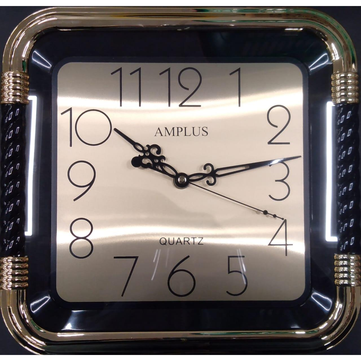 Amplus 11-Inch Square Design Wall Clock