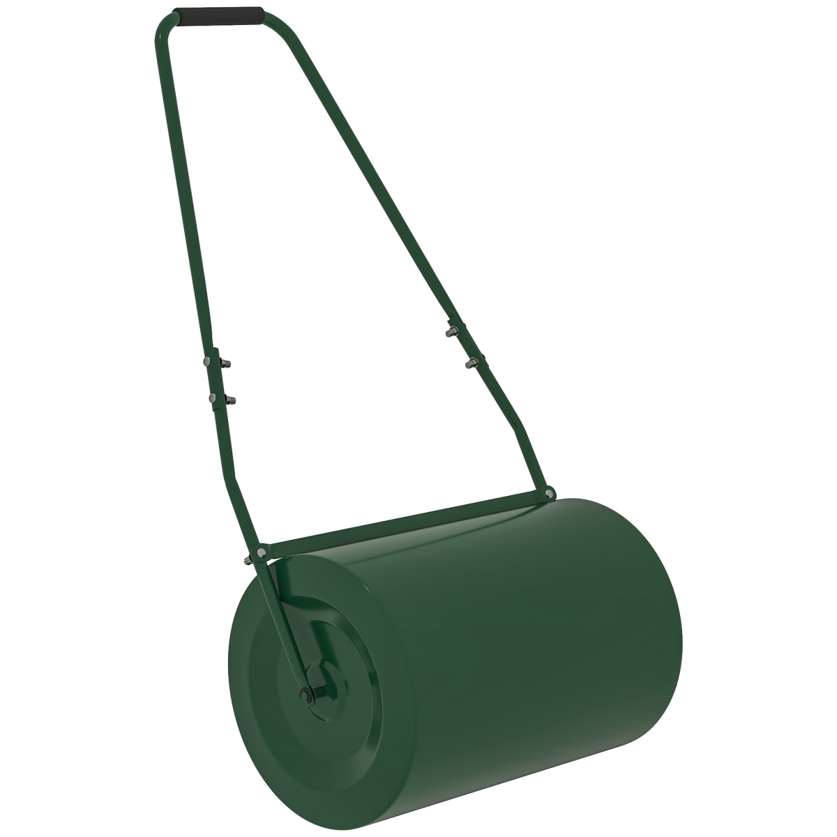 Outsunny Heavy-Duty Fillable Metal Lawn Roller with Comfort Grip