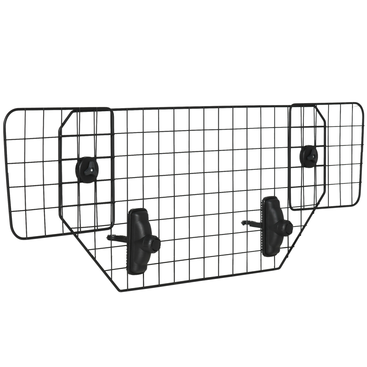 PawHut Adjustable Dog Guard for Car Boot, Metal Mesh Barrier, 90-120W x 40.5H cm