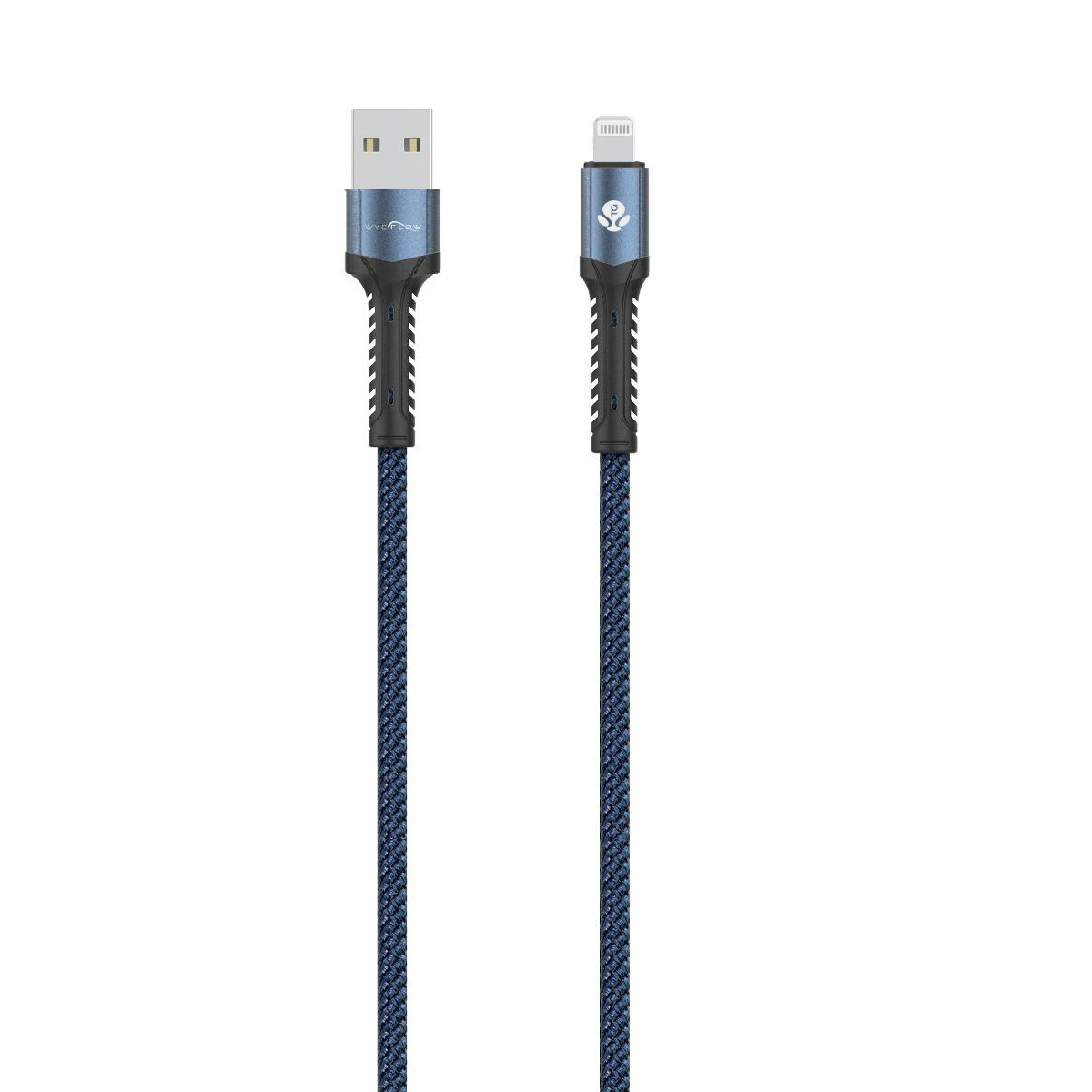 WYE 10W SuperStrand Braided USB-A to 8-Pin Charging & Data Cable 1m