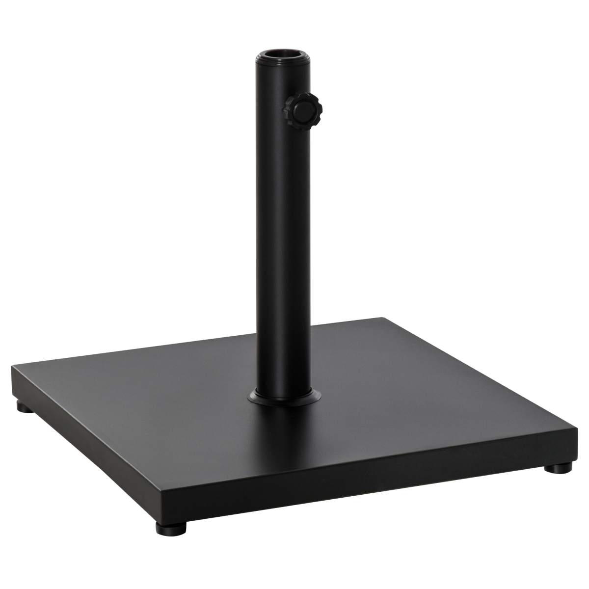 Outsunny Heavy Duty Adjustable Steel Parasol Base Black