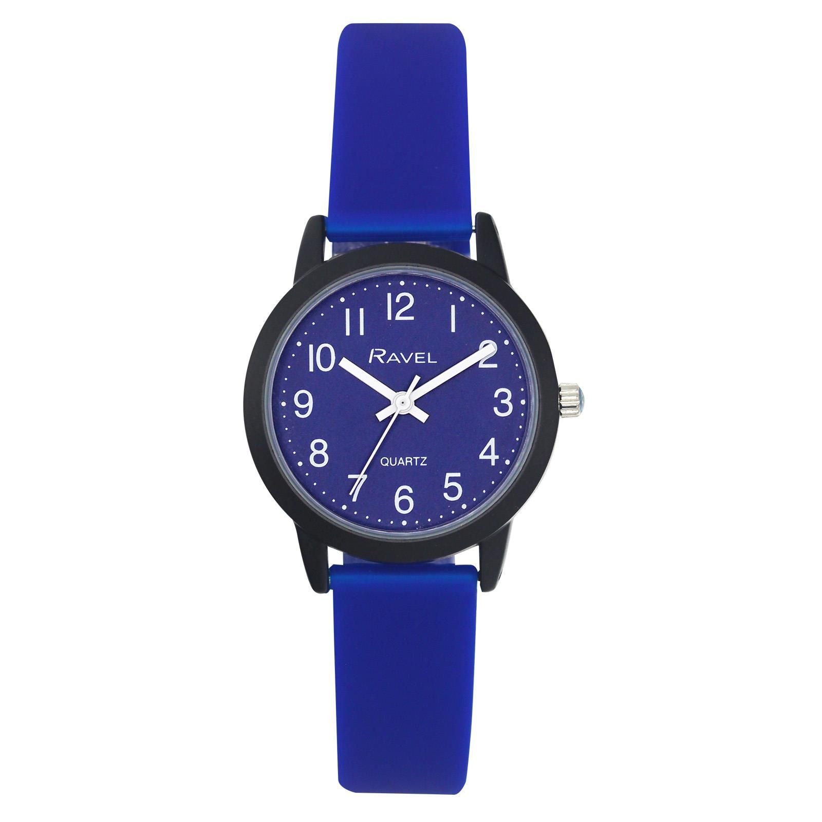 Ravel Ladies & Girls Blue Silicone Watch