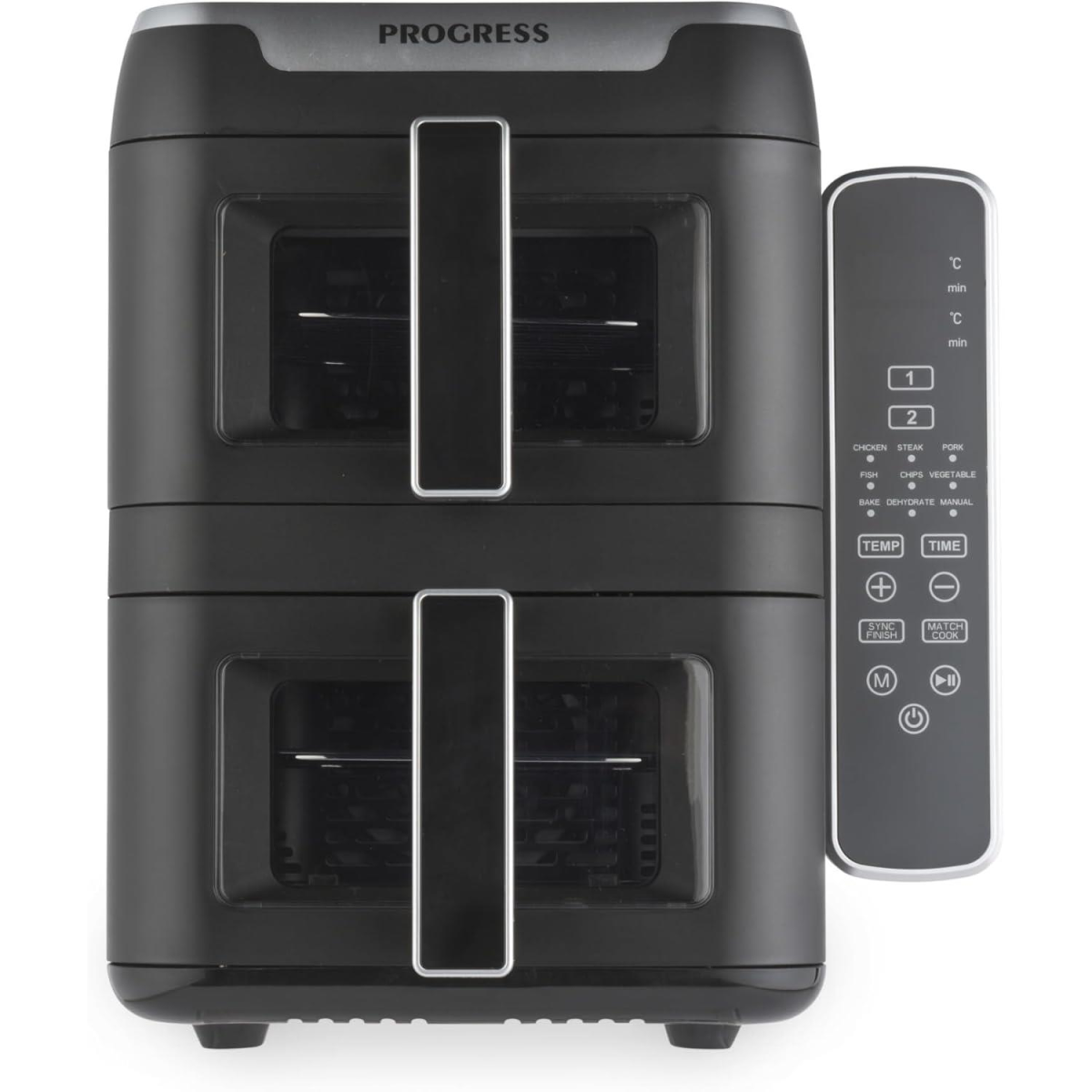 Progress Dual-Tier 9L Digital Air Fryer 2400W