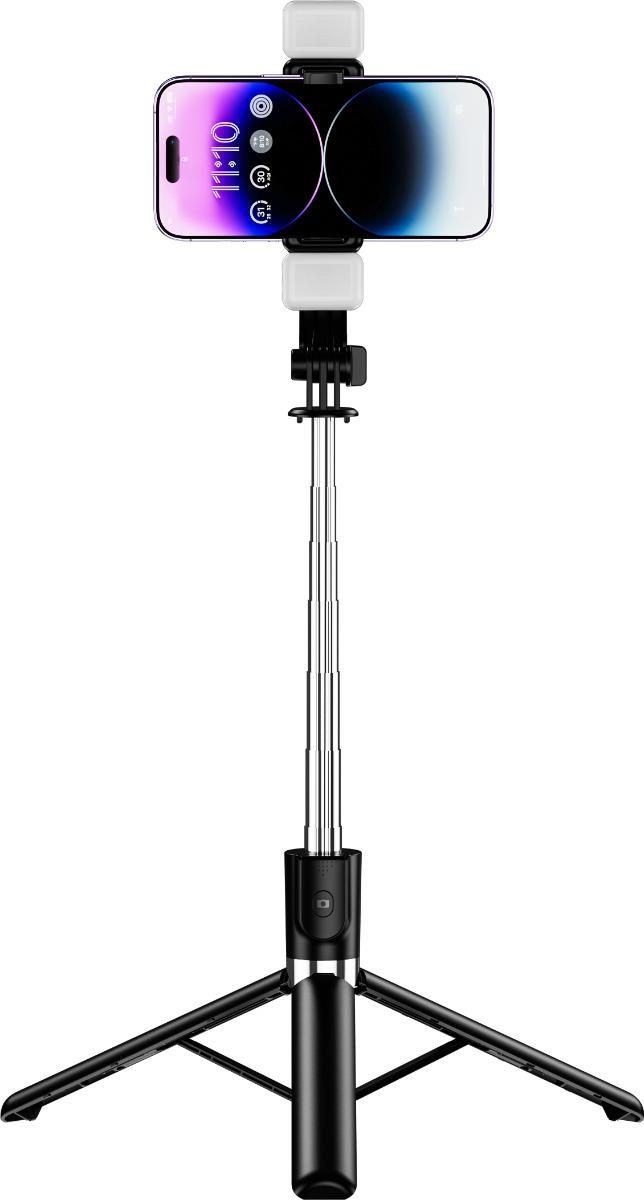 WyeLock Extendable Tripod and Selfie Stick with Dual Fill Lights