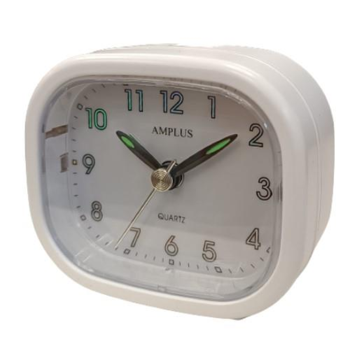 Amplus Small Travel Silent Sweep Alarm Clock with Snooze and Light