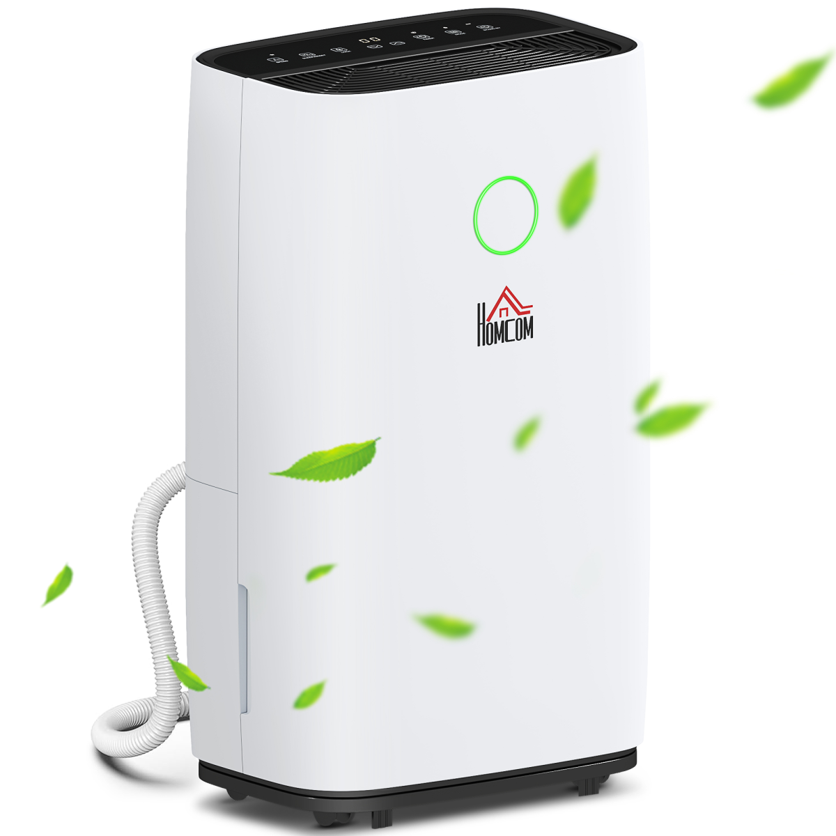 HOMCOM 20L/Day Quiet Portable Dehumidifier for Home & Laundry Rooms