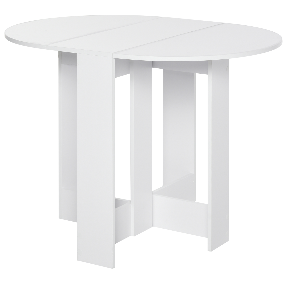 Homcom Foldable Drop Leaf Dining Table for Small Kitchens