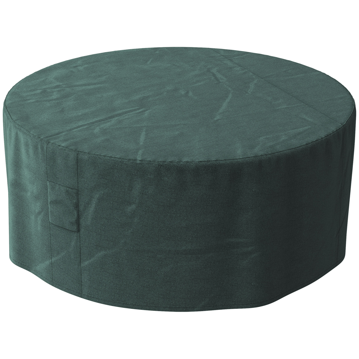Outsunny Large Round 600D Waterproof PVC-Coated Outdoor Furniture Cover, Green