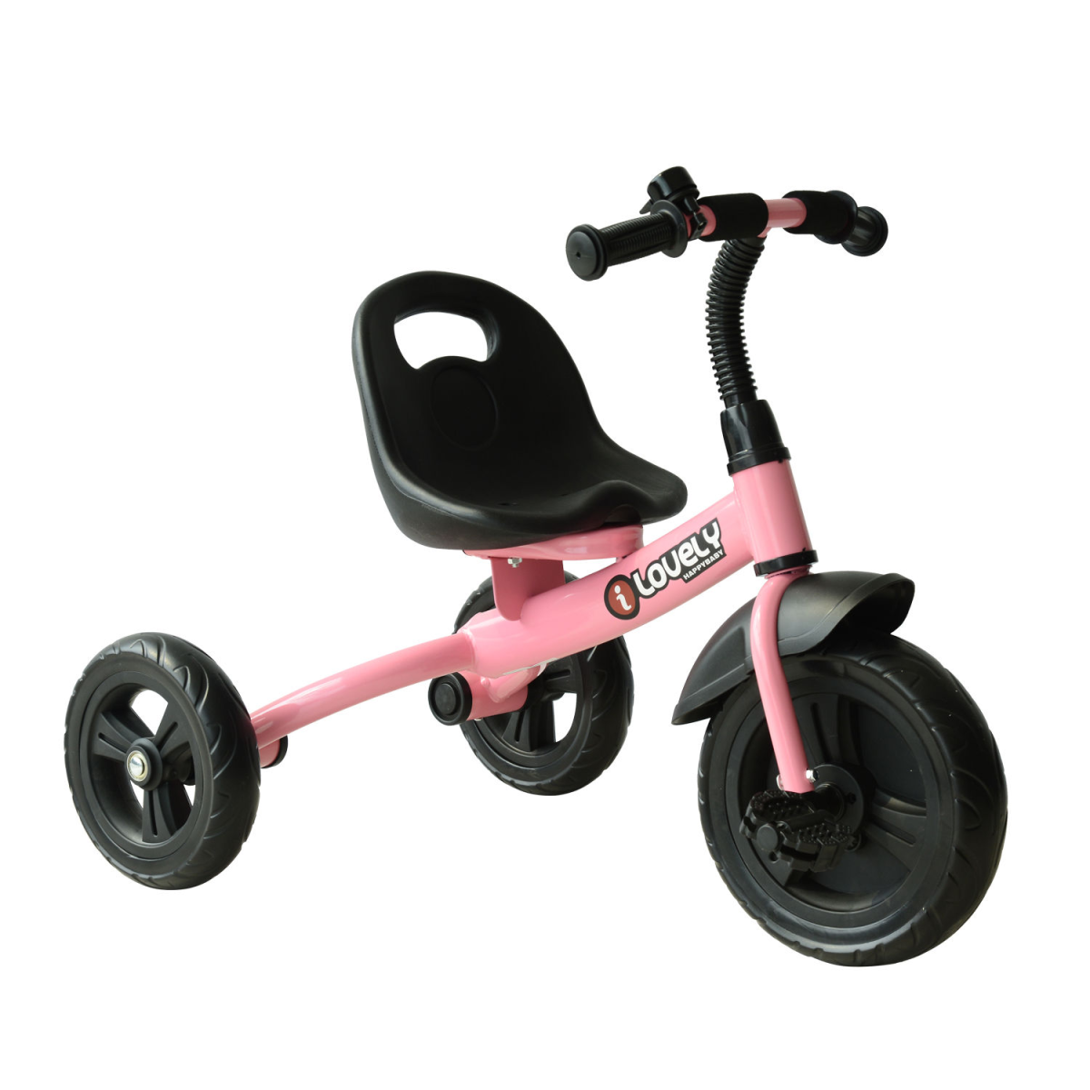 HOMCOM Toddler Tricycle with 3 Wheels, Adjustable Seat