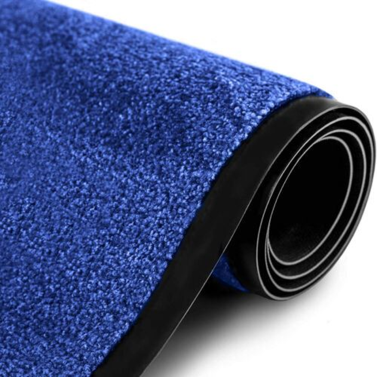 Heavy-Duty Rubber Barrier Mat 90 x 150 Blue for Entrance, Kitchen and Living Room