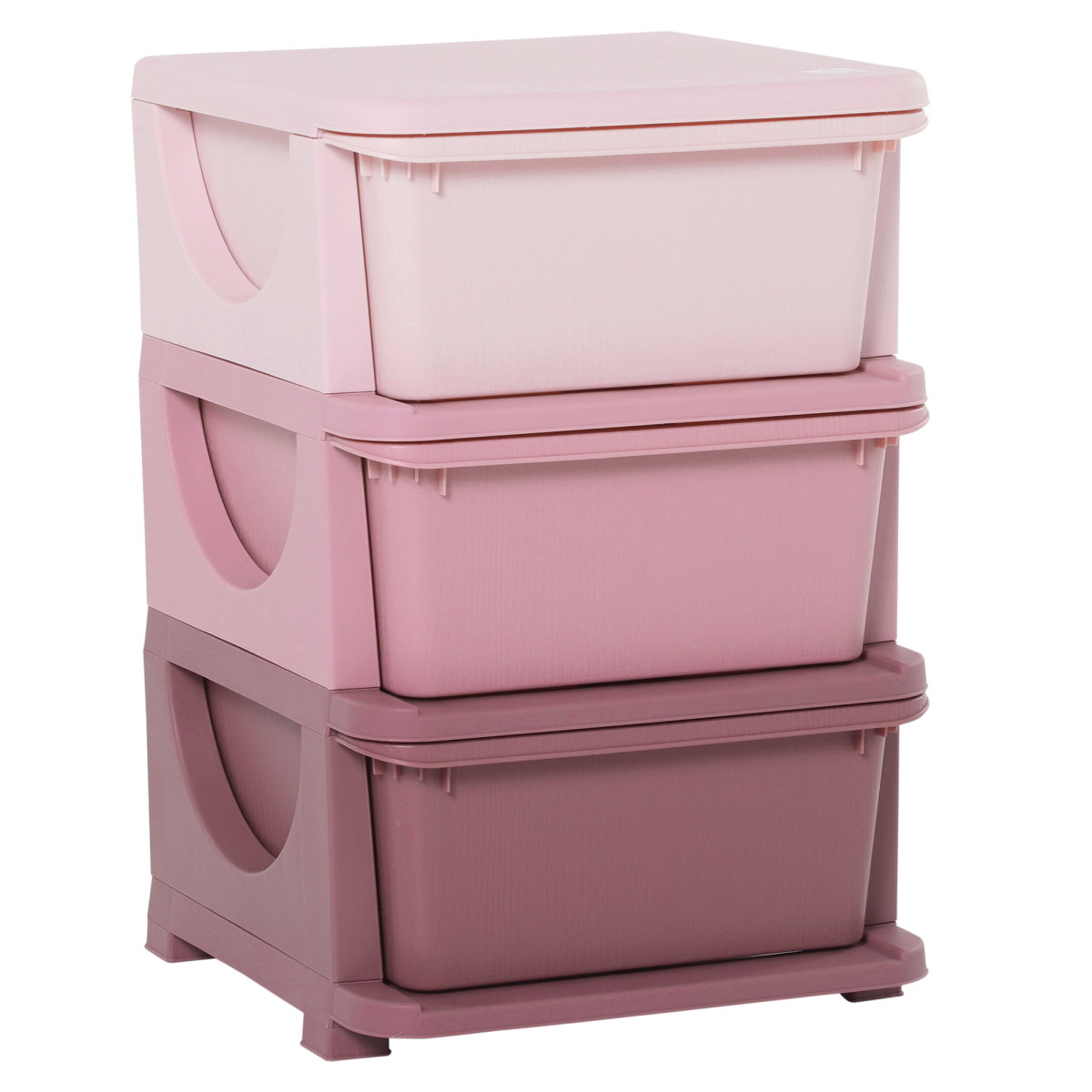 Kids 3-Tier Storage Unit with 3 Drawers