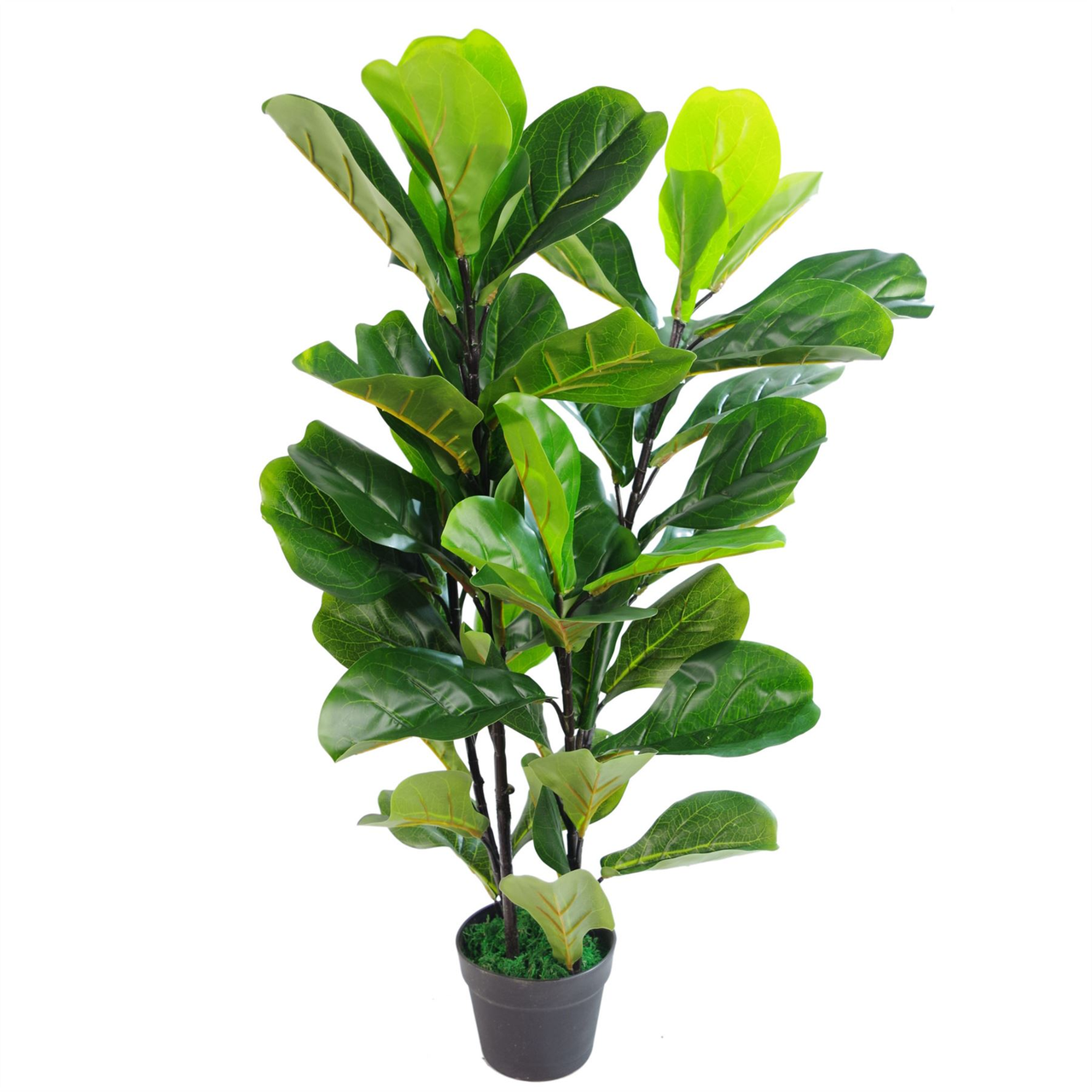 Artificial Fiddle Leaf Fig Tree 90cm (3ft) Ficus Lyrata Potted Plant
