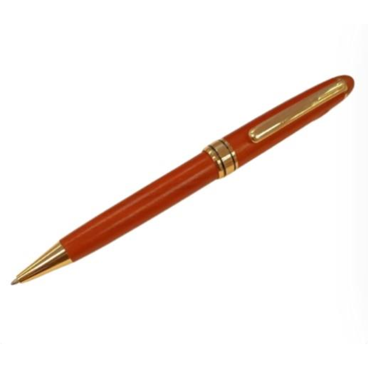 Imperial Handcrafted Natural Wood Pen with Gold Trim, Matt Brown IMP313R
