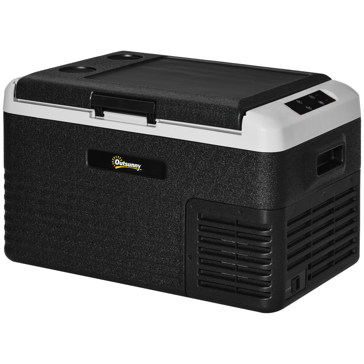 30L Portable Car Refrigerator Freezer 12V/24V DC 110/240V AC for Camping and Driving