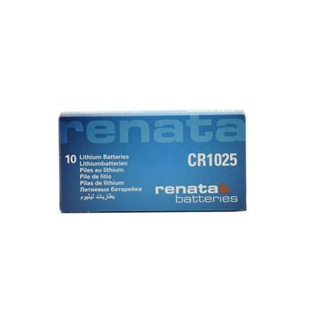 Renata CR1025 Lithium Watch Batteries 10 Pack