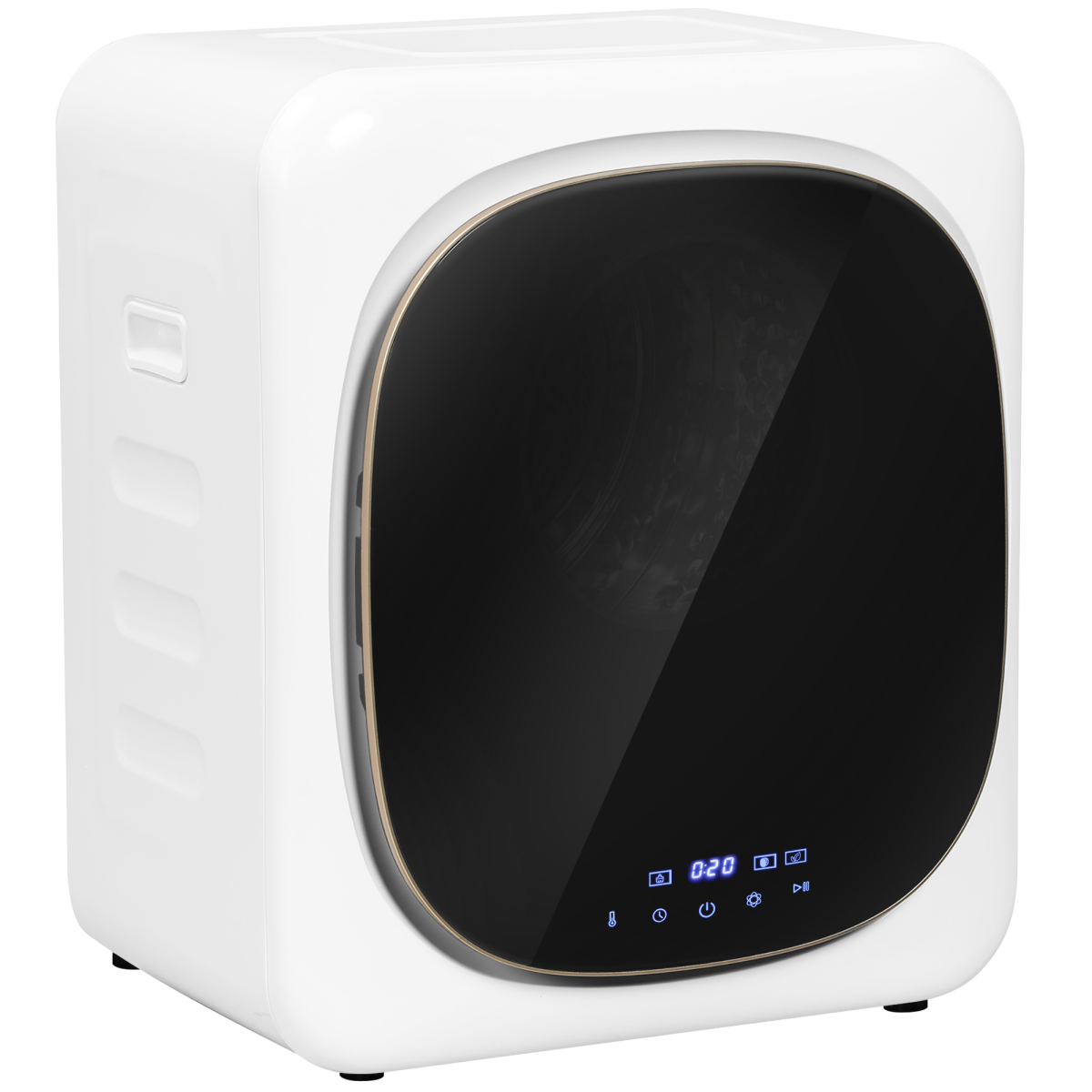 HOMCOM 4kg 800W Vented Tumble Dryer with Deodorize & Smart Mode