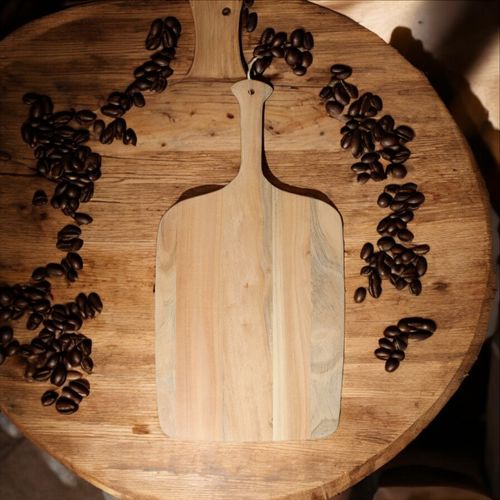 55cm Wooden Chopping Board, Large 100% Wood Worktop Protector, Hand Finished, Wipe Clean by MSL